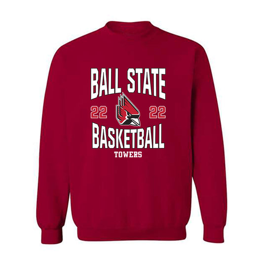 Ball State - NCAA Women's Basketball : Tessa Towers - Classic Fashion Shersey Crewneck Sweatshirt-0