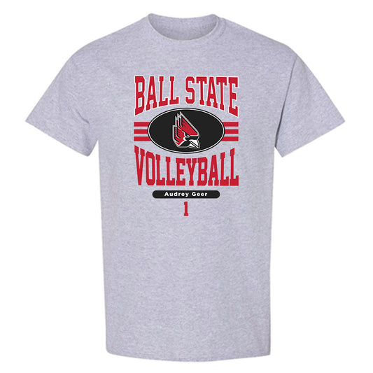 Ball State - NCAA Women's Volleyball : Audrey Geer - Classic Fashion Shersey T-Shirt-0