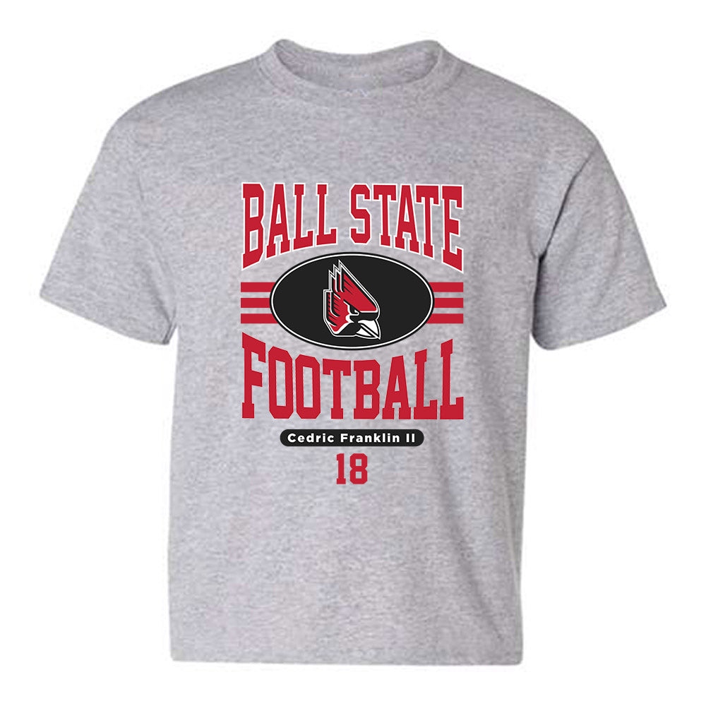 Ball State - NCAA Football : Cedric Franklin II - Classic Fashion Shersey Youth T-Shirt-0