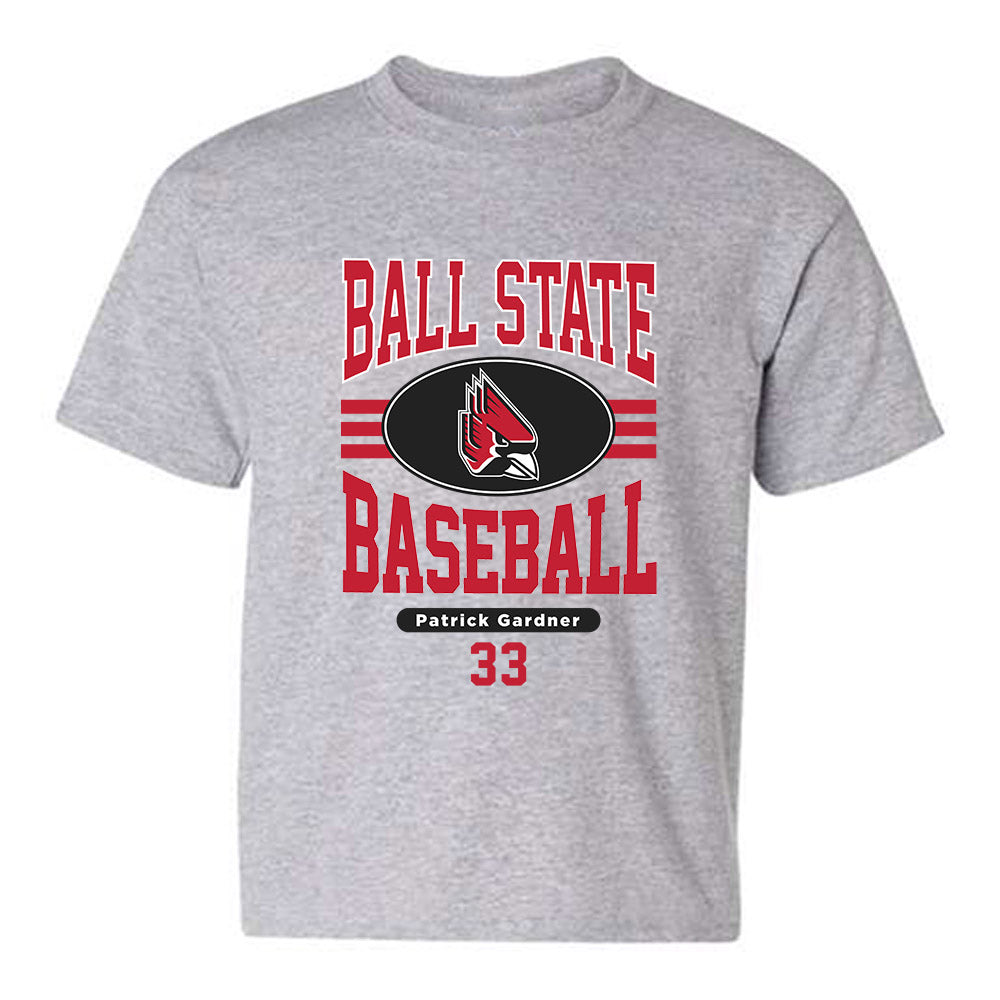 Ball State - NCAA Baseball : Patrick Gardner - Classic Fashion Shersey Youth T-Shirt-0