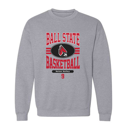 Ball State - NCAA Women's Basketball : Helen Holley - Classic Fashion Shersey Crewneck Sweatshirt-0