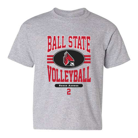 Ball State - NCAA Women's Volleyball : Reese Axness - Classic Fashion Shersey Youth T-Shirt-0