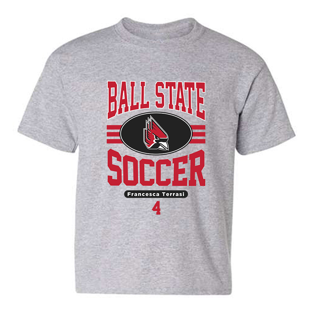 Ball State - NCAA Women's Soccer : Francesca Terrasi - Classic Fashion Shersey Youth T-Shirt-0