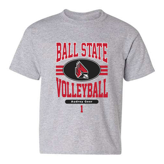 Ball State - NCAA Women's Volleyball : Audrey Geer - Classic Fashion Shersey Youth T-Shirt-0