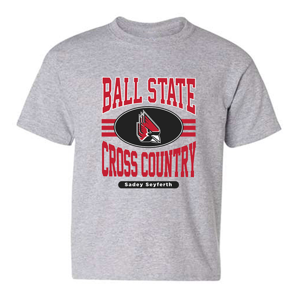 Ball State - NCAA Women's Cross Country : Sadey Seyferth - Classic Fashion Shersey Youth T-Shirt-0