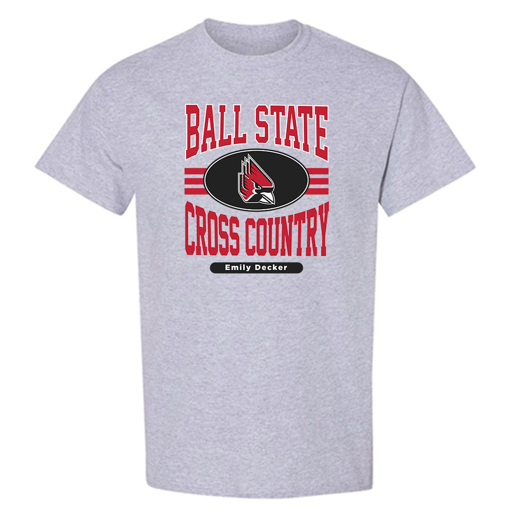Ball State - NCAA Women's Cross Country : Emily Decker - Classic Fashion Shersey T-Shirt-0