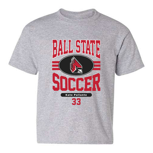Ball State - NCAA Women's Soccer : Kate Pallante - Classic Fashion Shersey Youth T-Shirt-0