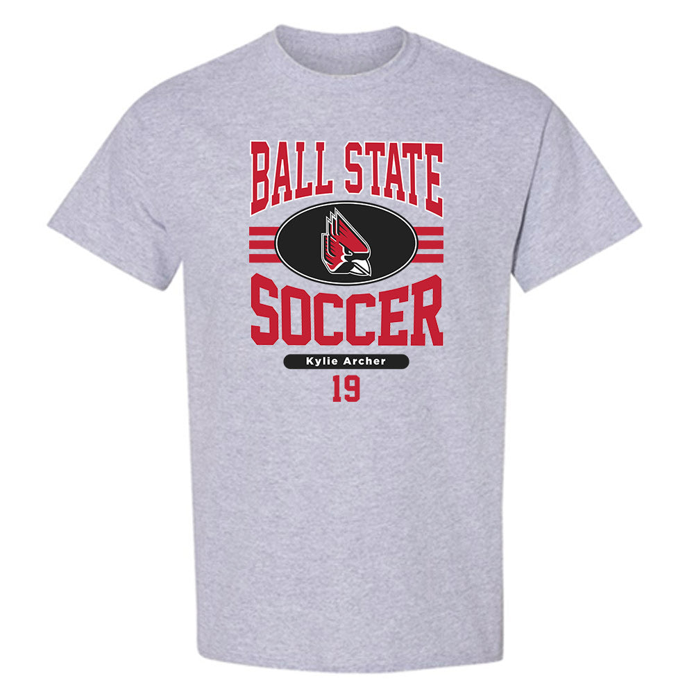 Ball State - NCAA Women's Soccer : Kylie Archer - Classic Fashion Shersey T-Shirt-0