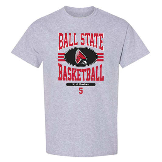 Ball State - NCAA Men's Basketball : Kjei Parker - Classic Fashion Shersey T-Shirt-0