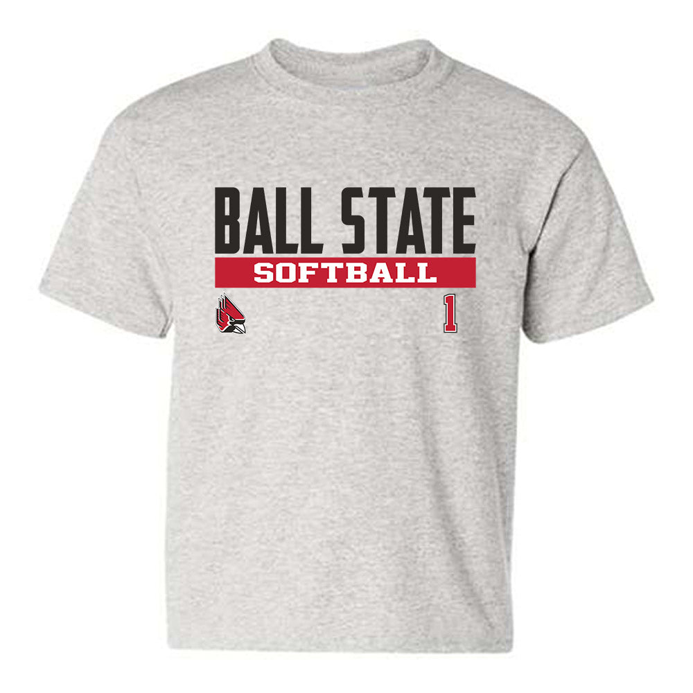Ball State - NCAA Softball : Ayvah Cullen - Classic Fashion Shersey Youth T-Shirt-0