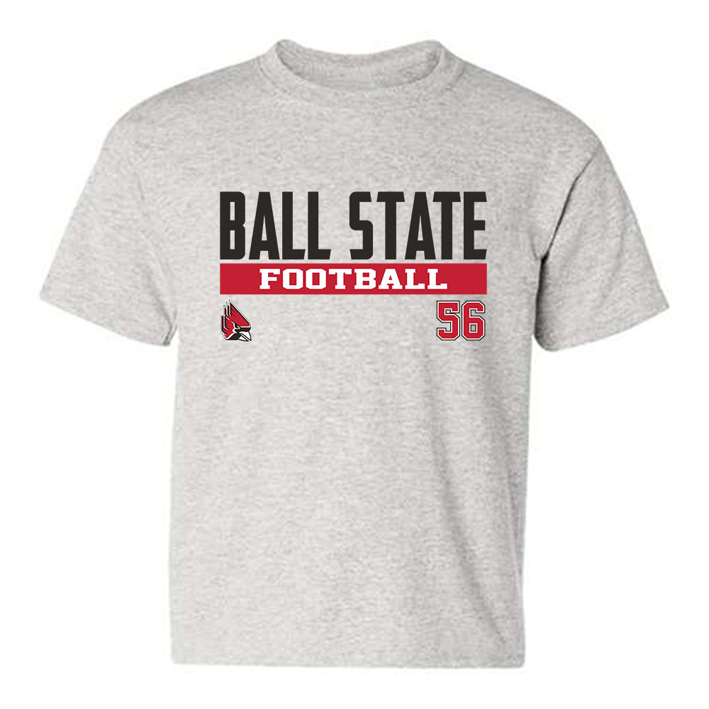 Ball State - NCAA Football : Jacob Jeudy - Classic Fashion Shersey Youth T-Shirt-0