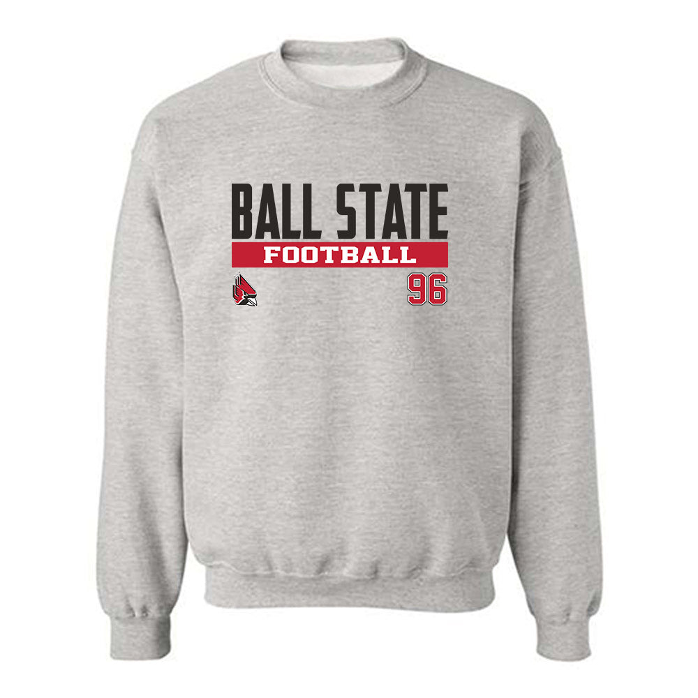 Ball State - NCAA Football : Joshua Coleman - Classic Fashion Shersey Crewneck Sweatshirt-0