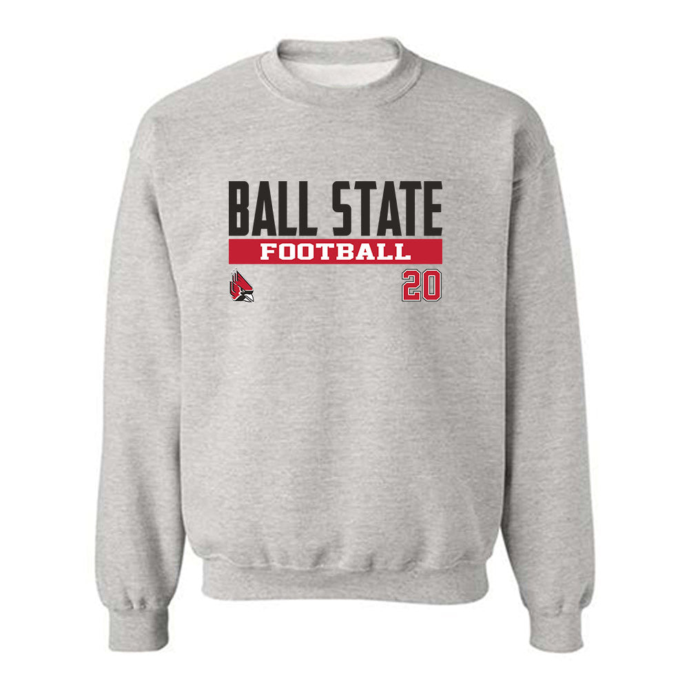 Ball State - NCAA Football : Cedric Franklin II - Classic Fashion Shersey Crewneck Sweatshirt-0