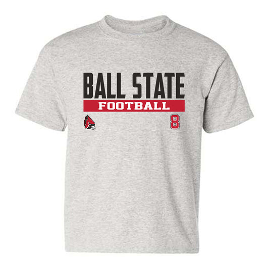 Ball State - NCAA Football : Mason Riggins - Classic Fashion Shersey Youth T-Shirt-0