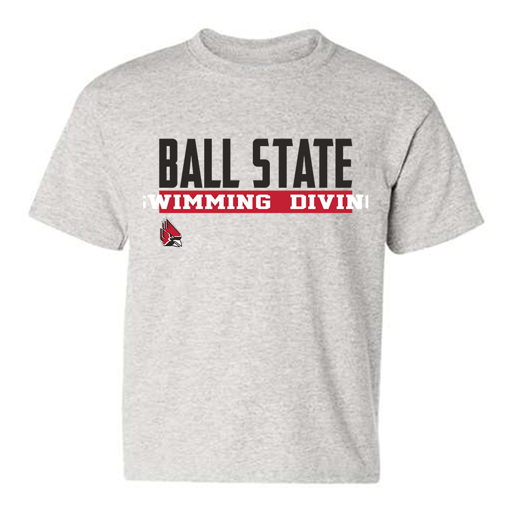 Ball State - NCAA Men's Swimming & Diving : Ryan Farmer - Classic Fashion Shersey Youth T-Shirt-0