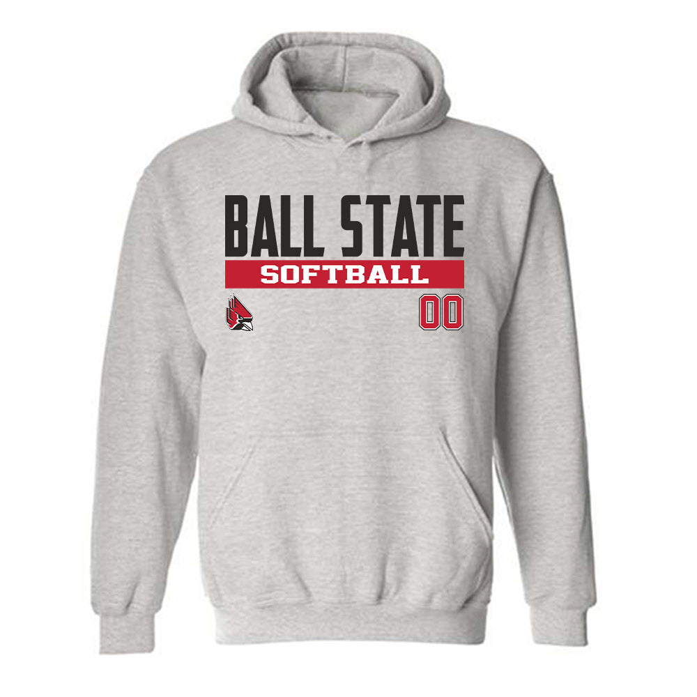 Ball State - NCAA Softball : Mandy Lauth - Classic Fashion Shersey Hooded Sweatshirt-0