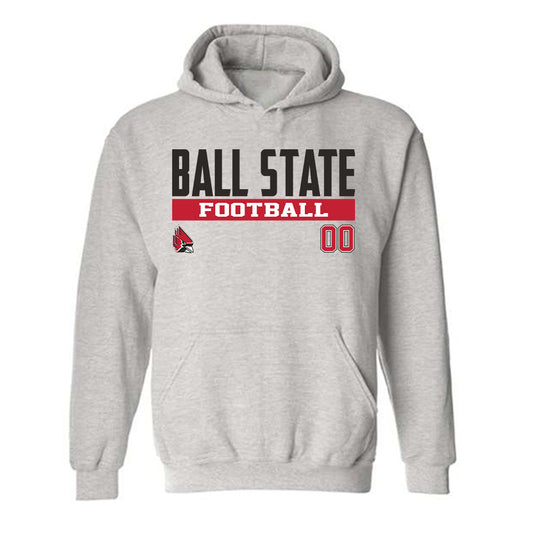Ball State - NCAA Football : Zion Haney - Classic Fashion Shersey Hooded Sweatshirt-0
