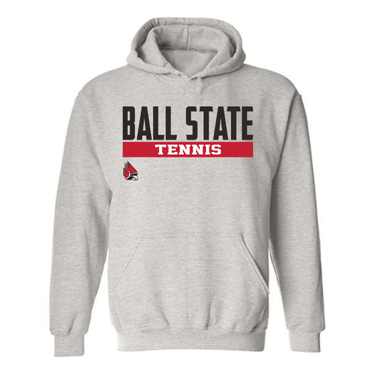 Ball State - NCAA Women's Tennis : Sydney Hrehor - Classic Fashion Shersey Hooded Sweatshirt-0