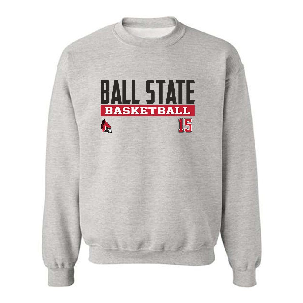 Ball State - NCAA Women's Basketball : Ashlynn Brooke - Classic Fashion Shersey Crewneck Sweatshirt-0