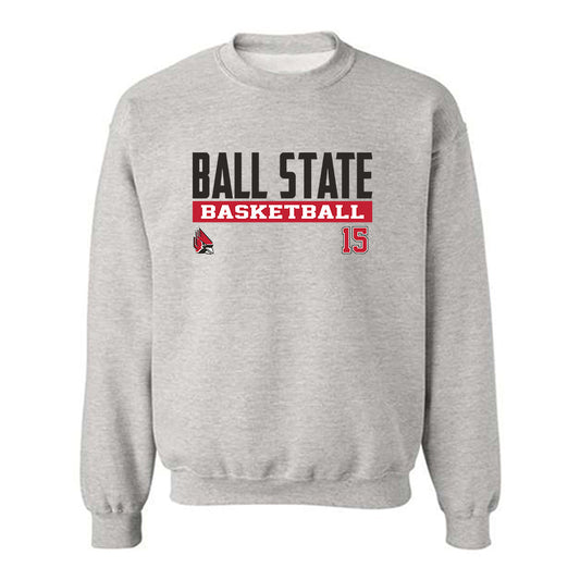 Ball State - NCAA Women's Basketball : Ashlynn Brooke - Classic Fashion Shersey Crewneck Sweatshirt-0
