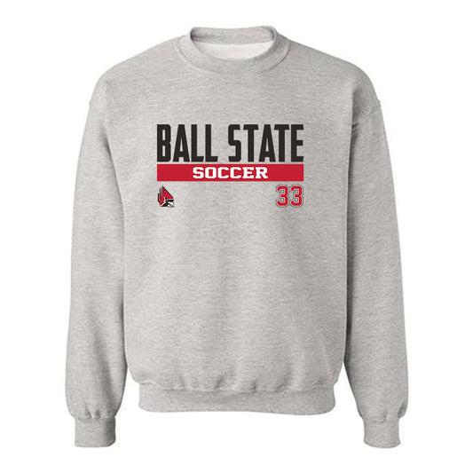 Ball State - NCAA Women's Soccer : Kate Pallante - Classic Fashion Shersey Crewneck Sweatshirt-0