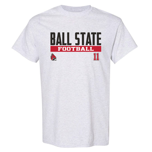 Ball State - NCAA Football : Donovan Lanier - Classic Fashion Shersey T-Shirt-0
