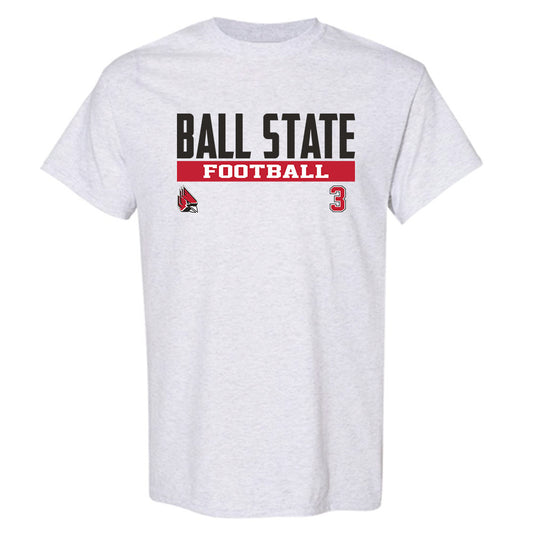 Ball State - NCAA Football : George Okorie - Classic Fashion Shersey T-Shirt-0