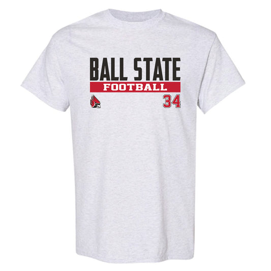 Ball State - NCAA Football : Derek "DJ" Fields - T-Shirt Classic Fashion Shersey