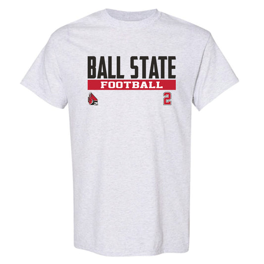 Ball State - NCAA Football : Jalen Bonds - Classic Fashion Shersey T-Shirt-0