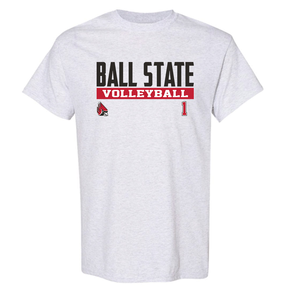 Ball State - NCAA Women's Volleyball : Audrey Geer - Classic Fashion Shersey T-Shirt-0
