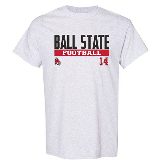 Ball State - NCAA Football : Tobi Adewoyin - Classic Fashion Shersey T-Shirt-0
