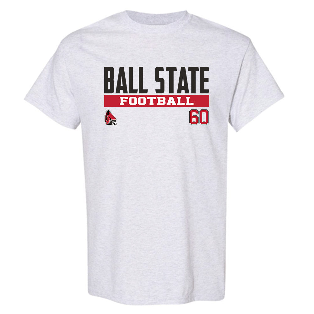 Ball State - NCAA Football : Blake Scriber - Classic Fashion Shersey T-Shirt-0