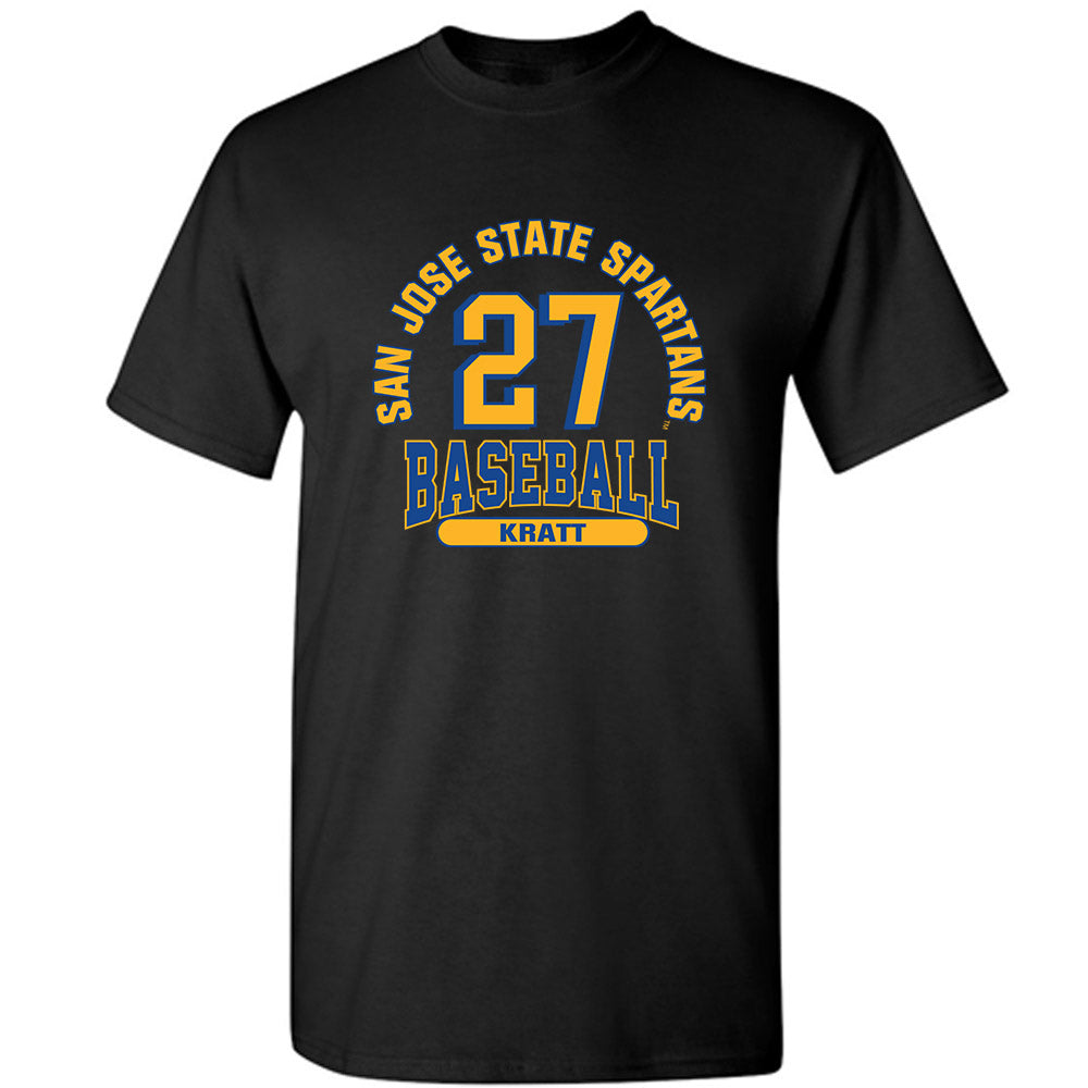 SJSU - NCAA Baseball : Spencer Kratt - Classic Fashion Shersey T-Shirt-0