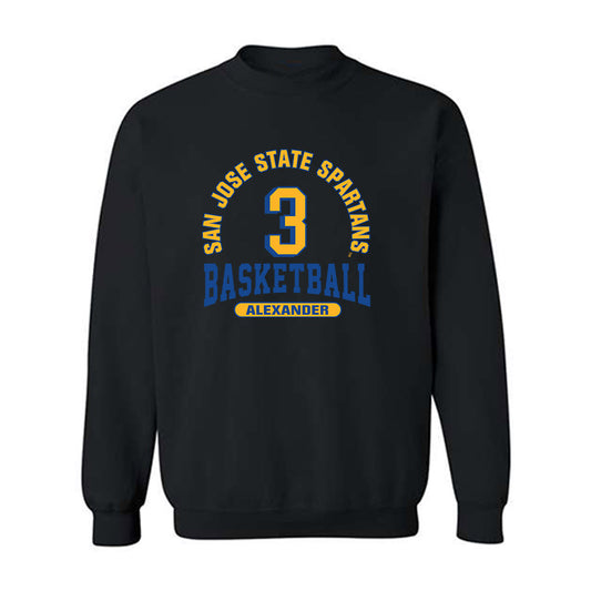 SJSU - NCAA Women's Basketball : Mecca Alexander - Classic Fashion Shersey Crewneck Sweatshirt-0