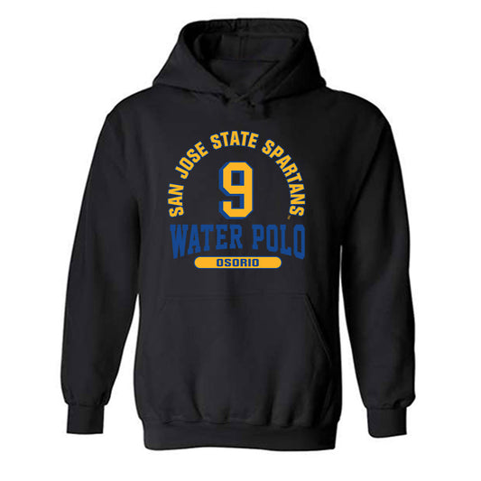SJSU - NCAA Women's Water Polo : Jennine Osorio - Classic Fashion Shersey Hooded Sweatshirt-0