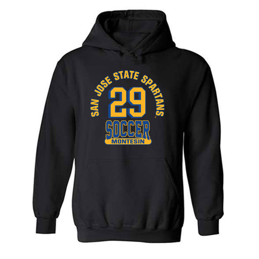 SJSU - NCAA Women's Soccer : Lily Montesin - Classic Fashion Shersey Hooded Sweatshirt-0
