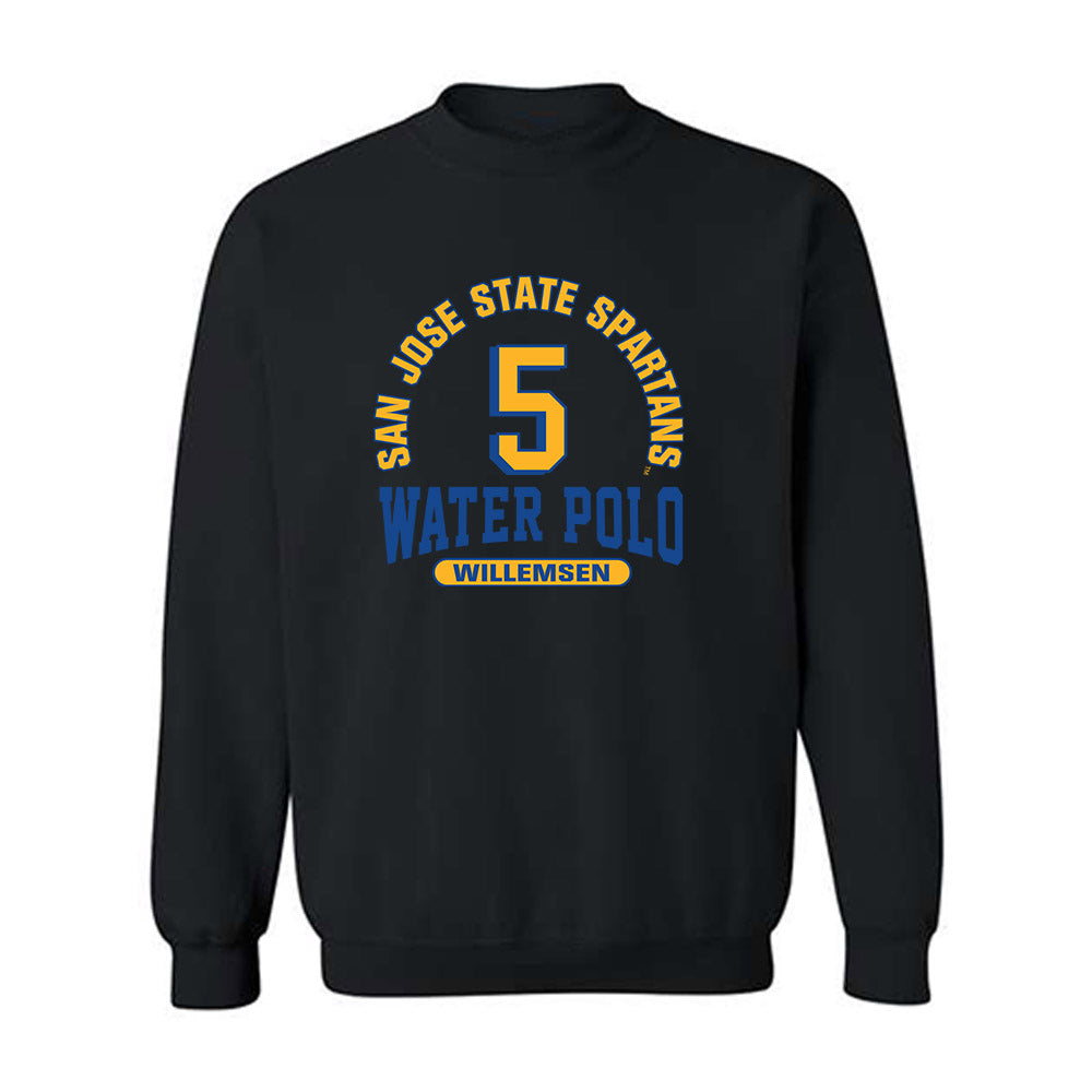 SJSU - NCAA Women's Water Polo : Nynke Willemsen - Classic Fashion Shersey Crewneck Sweatshirt-0