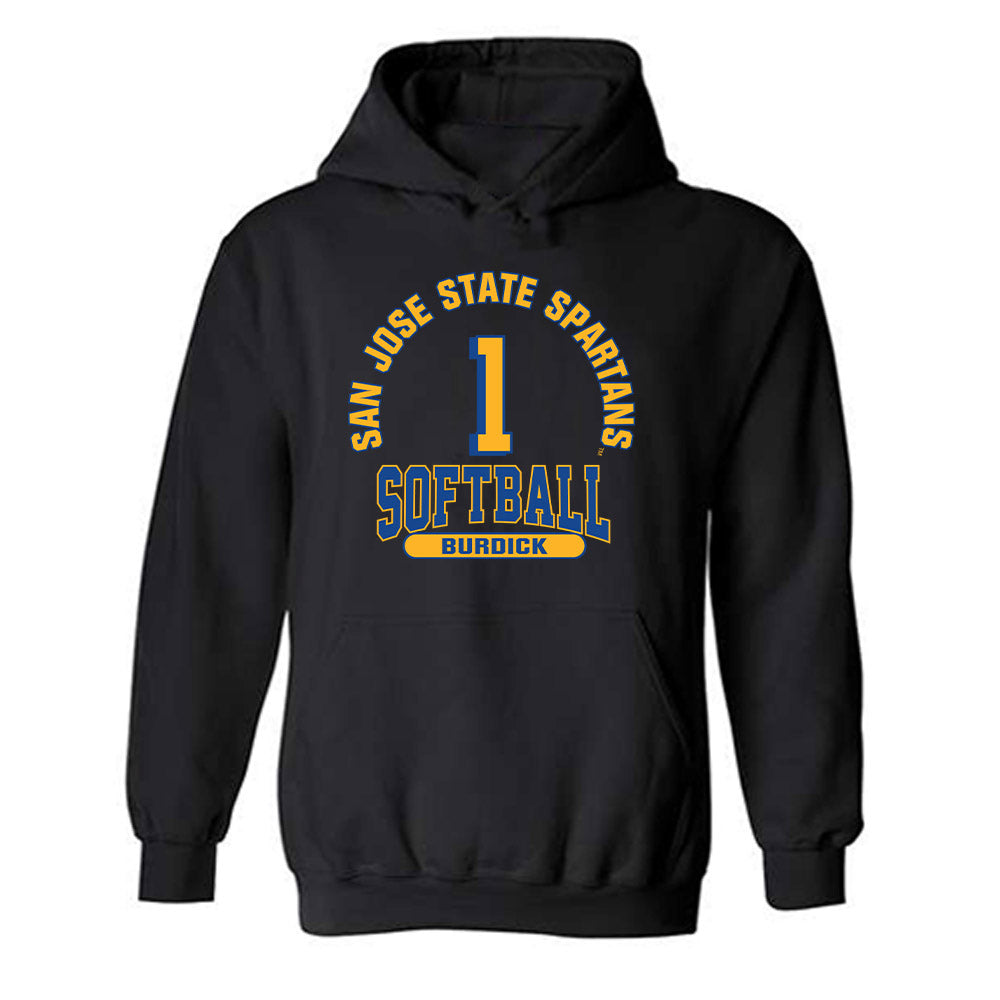 SJSU - NCAA Softball : Sophia Burdick - Classic Fashion Shersey Hooded Sweatshirt-0