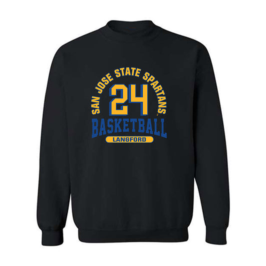 SJSU - NCAA Men's Basketball : Douglas Langford - Classic Fashion Shersey Crewneck Sweatshirt-0