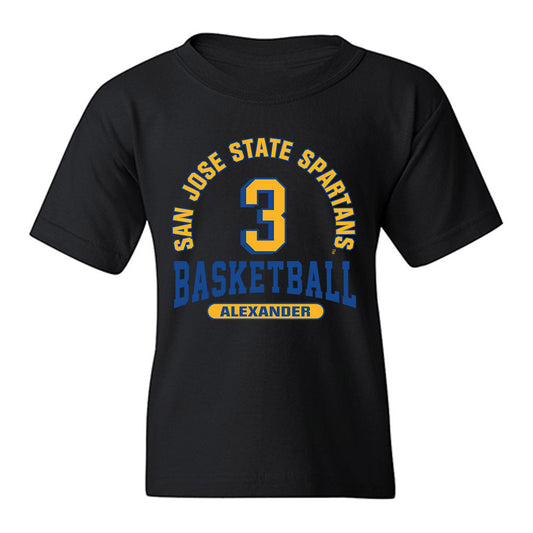 SJSU - NCAA Women's Basketball : Mecca Alexander - Classic Fashion Shersey Youth T-Shirt-0