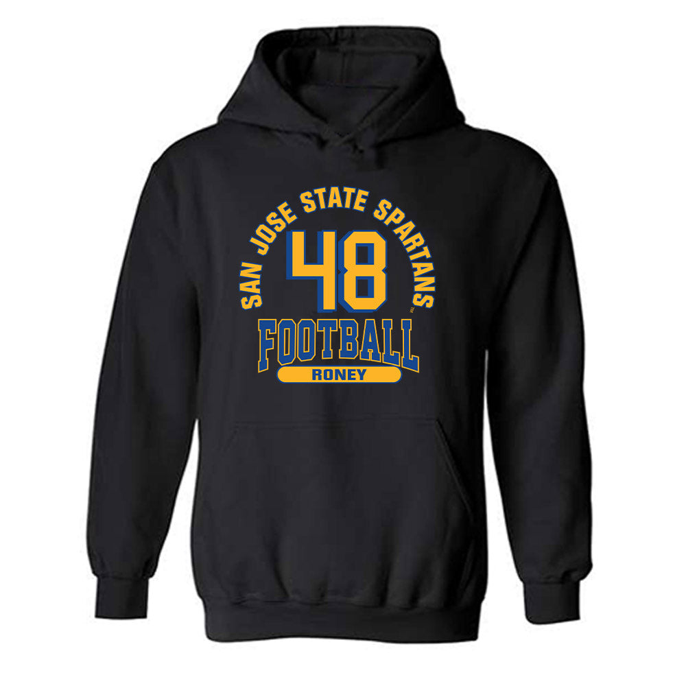 SJSU - NCAA Football : Dejon Roney - Classic Fashion Shersey Hooded Sweatshirt-0