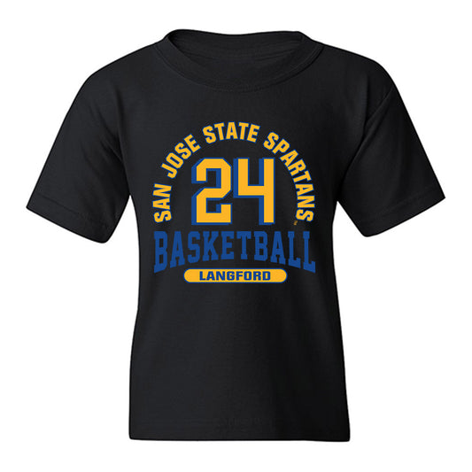 SJSU - NCAA Men's Basketball : Douglas Langford - Classic Fashion Shersey Youth T-Shirt-0
