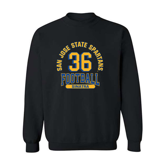SJSU - NCAA Football : Trajan Sinatra - Classic Fashion Shersey Crewneck Sweatshirt-0