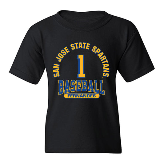 SJSU - NCAA Baseball : Alex Fernandes - Classic Fashion Shersey Youth T-Shirt-0