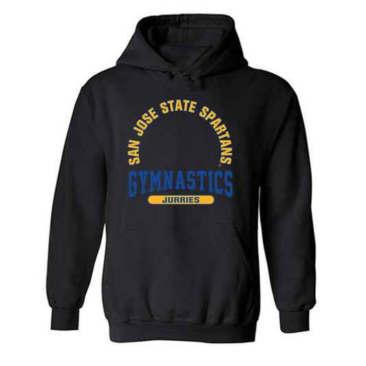 SJSU - NCAA Women's Gymnastics : kaviana jurries - Classic Fashion Shersey Hooded Sweatshirt-0