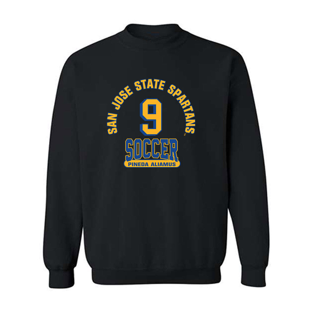 SJSU - NCAA Women's Soccer : Paige Pineda Aliamus - Classic Fashion Shersey Crewneck Sweatshirt-0