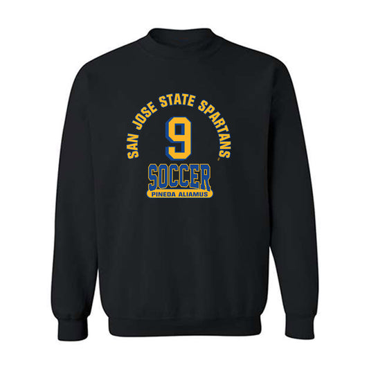 SJSU - NCAA Women's Soccer : Paige Pineda Aliamus - Classic Fashion Shersey Crewneck Sweatshirt-0