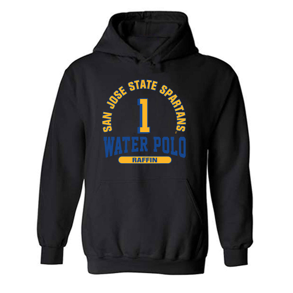 SJSU - NCAA Women's Water Polo : Tatianna Raffin - Classic Fashion Shersey Hooded Sweatshirt-0