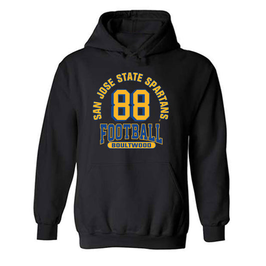 SJSU - NCAA Football : Ryan Boultwood - Classic Fashion Shersey Hooded Sweatshirt-0