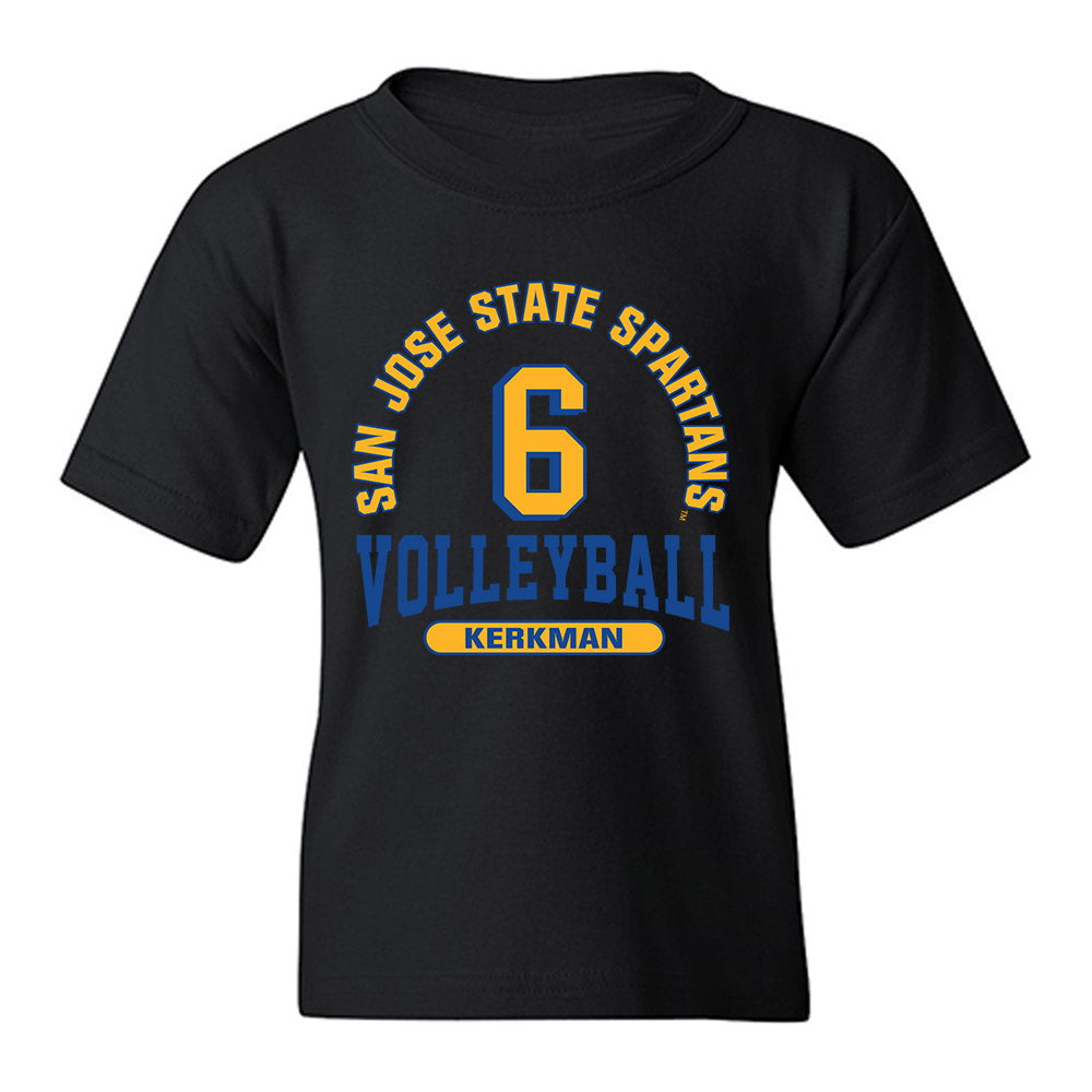 SJSU - NCAA Women's Volleyball : Halle Kerkman - Classic Fashion Shersey Youth T-Shirt-0